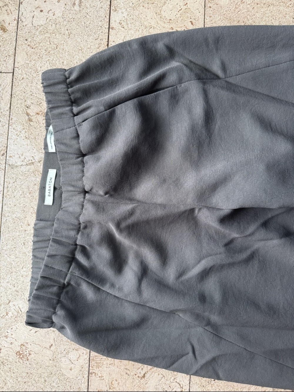 Olive green Babaton Dress pant - Picture 2 of 7